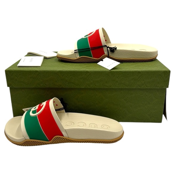 Gucci Interlocking G Slide Sandals Size 39 - Picture 15 of 15